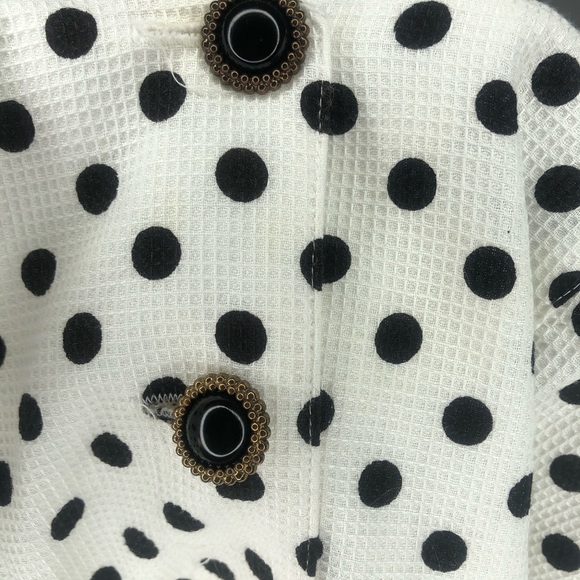 Vintage Scarlett dress black and white polka dot - Picture 4 of 6